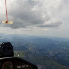 Flugwegposition um 13:39:54: Aufgenommen in der Nähe von Altenberg an der Rax, Österreich in 2783 Meter